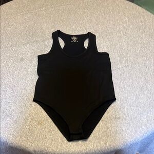 Zenana Outfitters Black Bodysuit One Piece